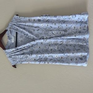 Calvin Klein Pleated sleeveless blouse